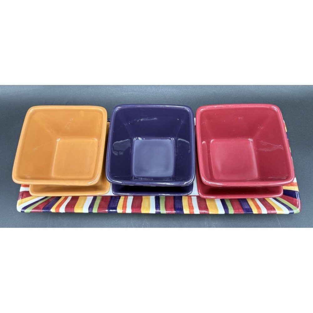 Pampered Chef Simple Additions Entertaining Snack Serving Condiment 7pc set GUC - Picture 3 of 13